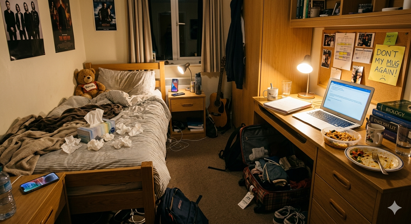 Generated room — cluttered